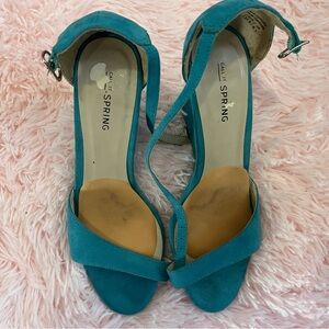 Call It Spring Blue Heels Elegant Stiletto Sandals